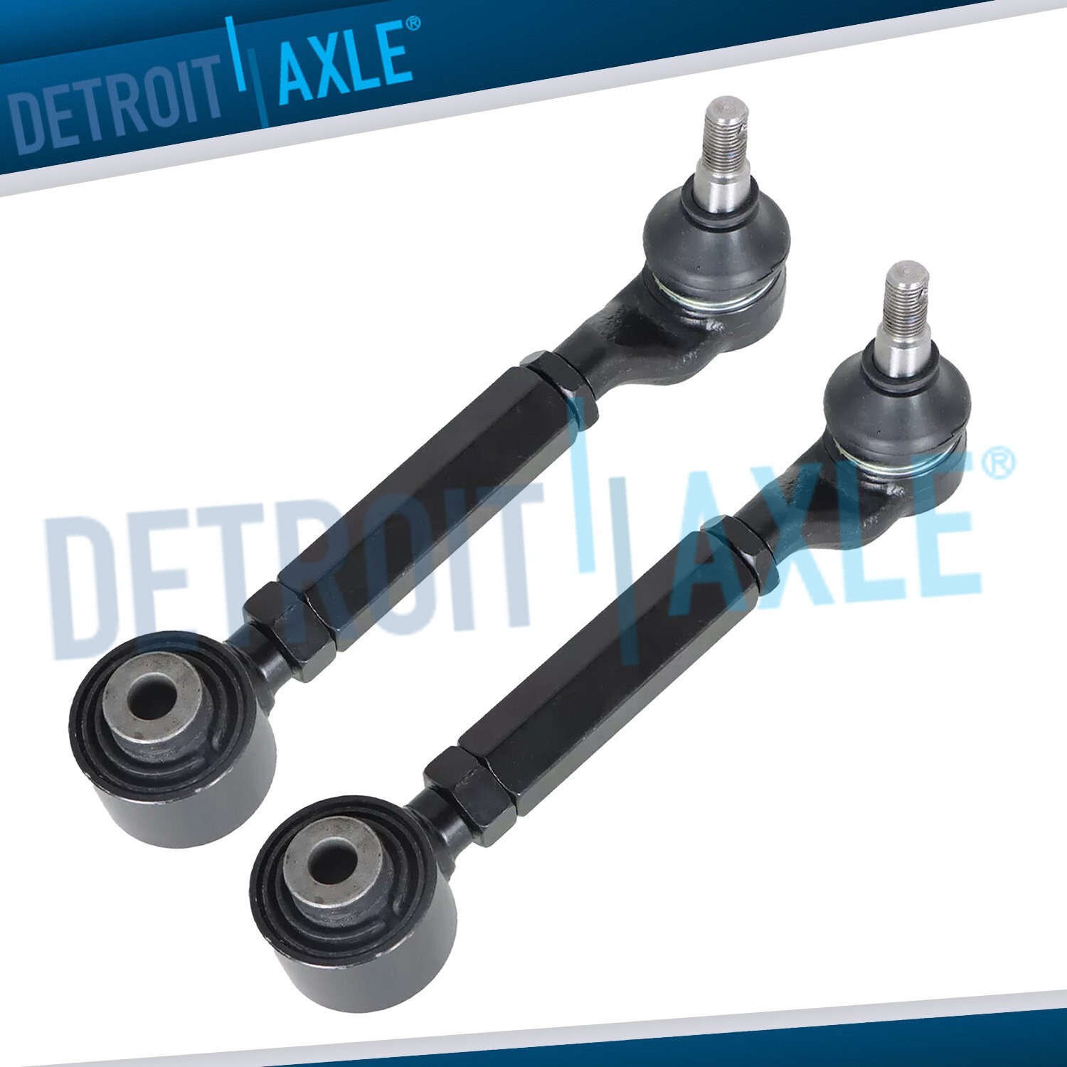 Pair Rear Upper Forward Control Arms w/ Ball Joints for 2003 - 2007 Honda Accord
