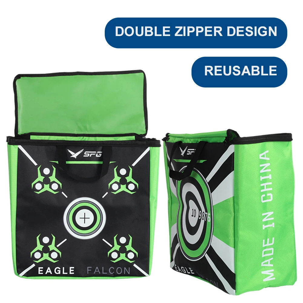 Waterproof Refillable Archery Target Bag with Handle – Hunting & Backyard Prac