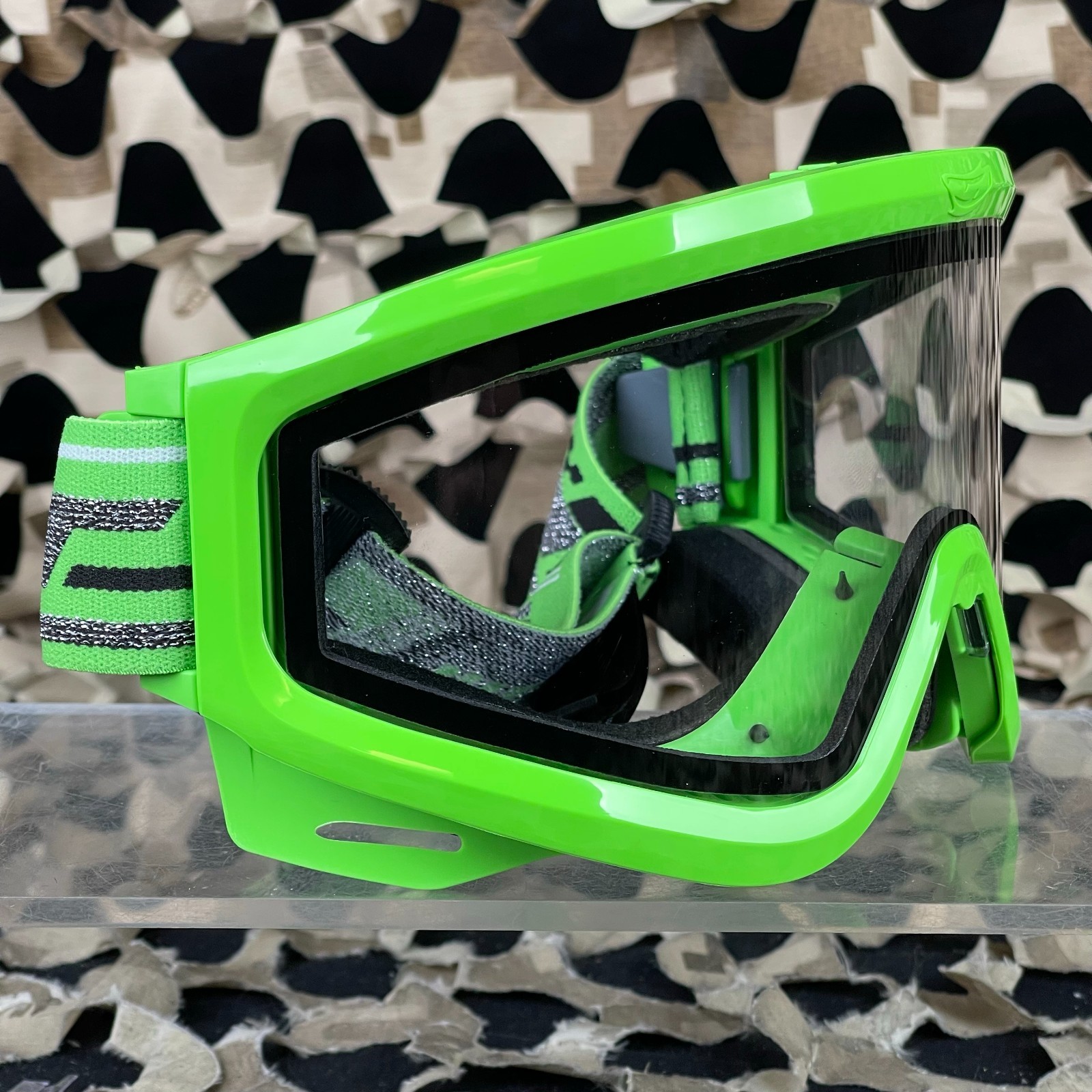 NEW JT ProFlex QLS Goggle Frame w/ Lens & Strap - Lime