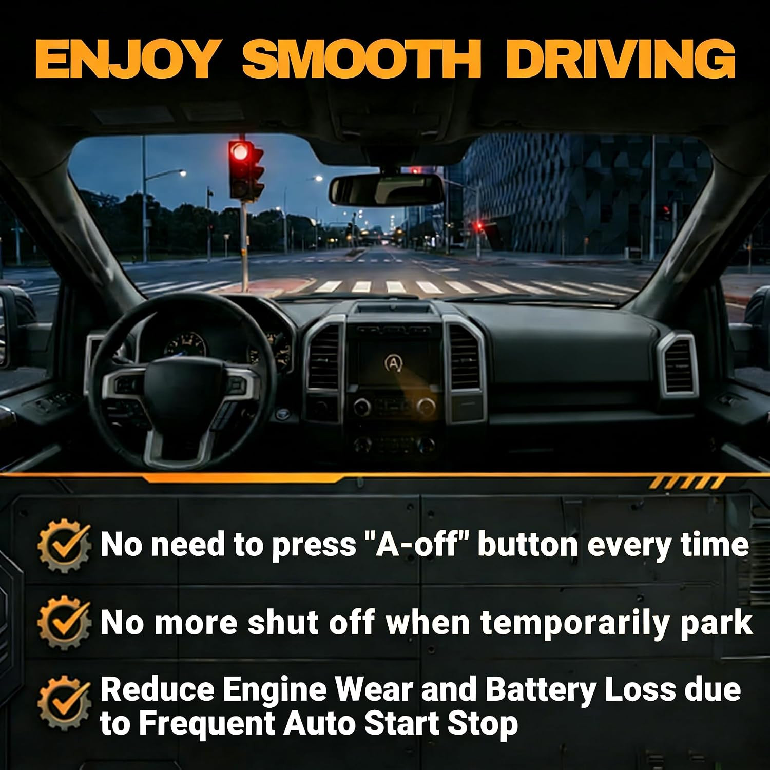 Auto Start Stop Eliminator Compatible with Chevy Silverado 1500 2019 2020 2021