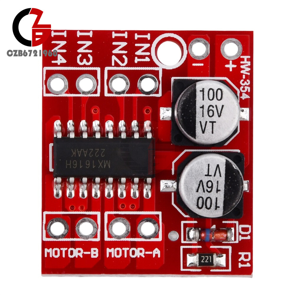 5PCS Dual H-bridge Motor Driver 1.5A Drive Module For DC / 2-Phase Stepper Motor