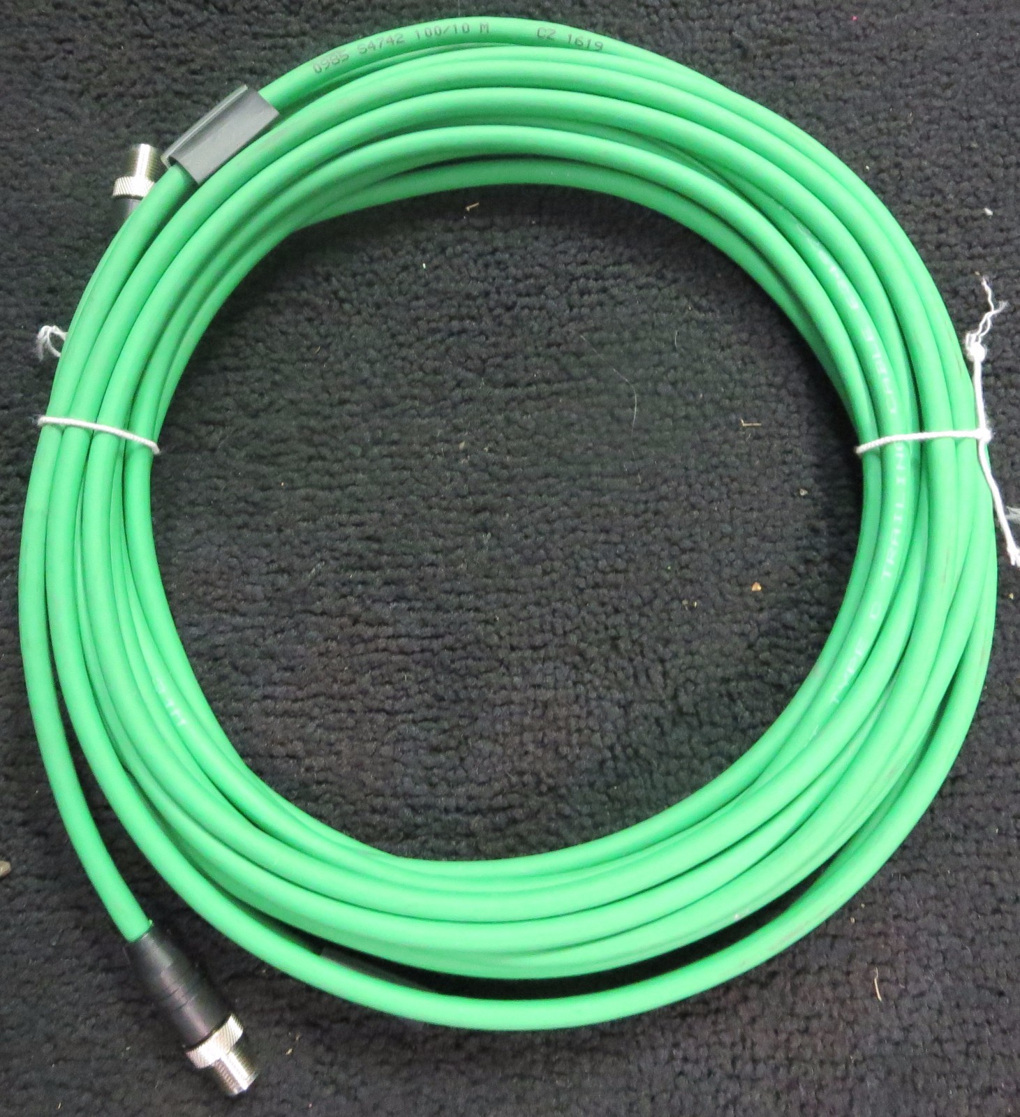 Lumberg 0985-S4742-100/10M Profinet Cord Set M12(male) to M12(male)