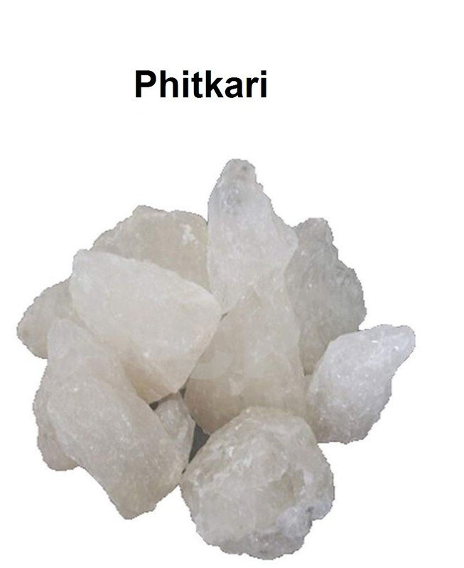 Phitkari Fitkari Natural Potassium Alum Skin Tighten Whole 100gm (3.5 OZ)`