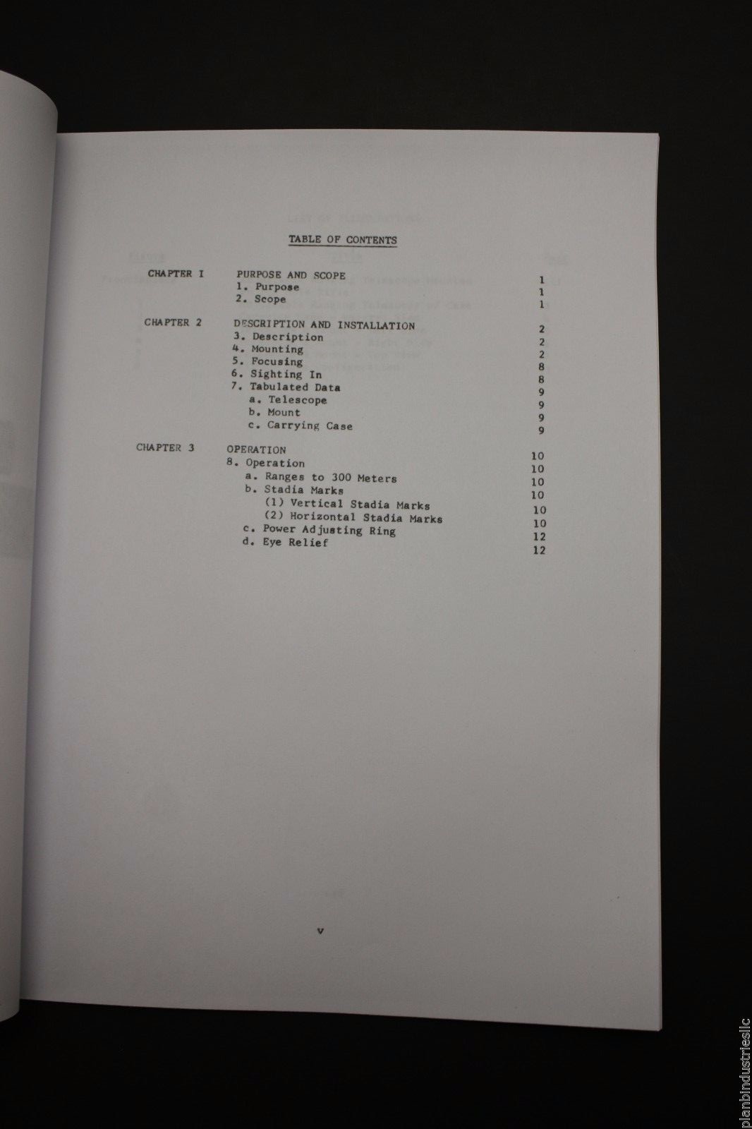 Manual Adjustable Ranging Telescope (ART) Scope National Match 1968 copy