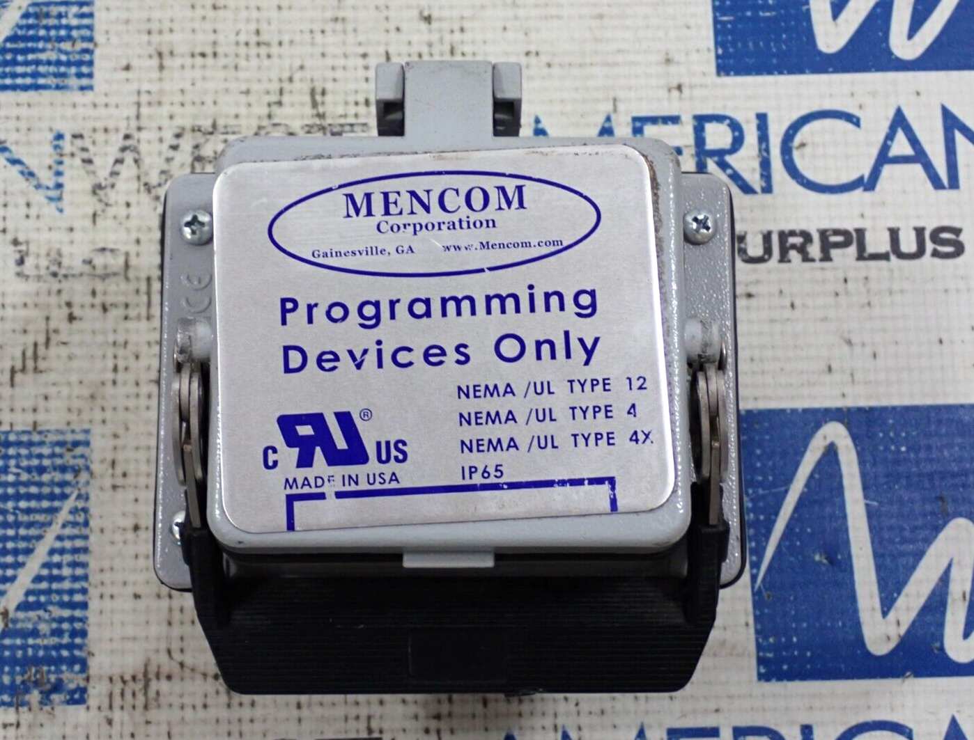 Mencom Programming Device NEMA 4 115VAC Outlet Port
