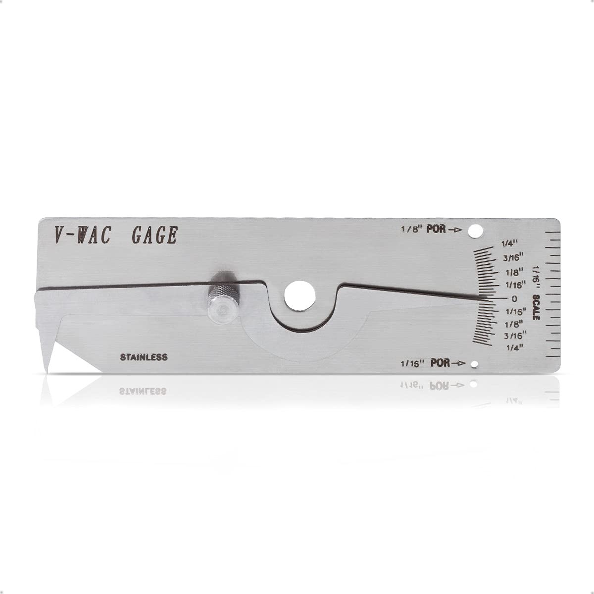 Stainless Steel VWAC Undercut Welding Gauge Porosity Inspection Measure Tool