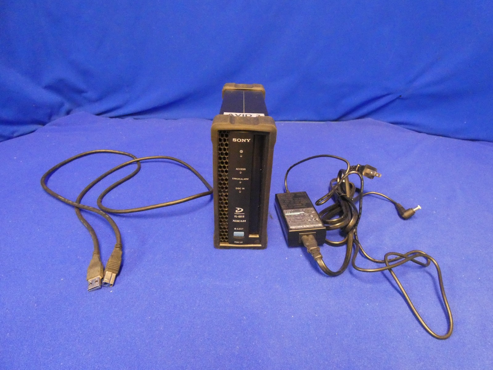 Sony PDW-U2 Professional Disc Drive Unit (XDCAM) w/Sony Power Supply, USB Cable