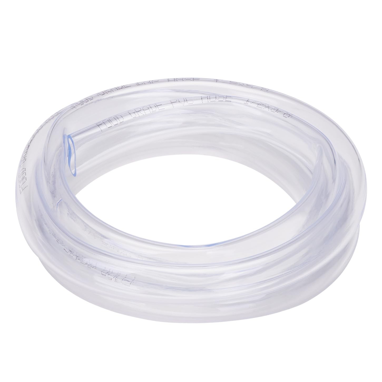 DERNORD PVC Tubing 1/2"ID X 5/8"OD Flexible Clear Vinyl Hose 5 5 Feet,