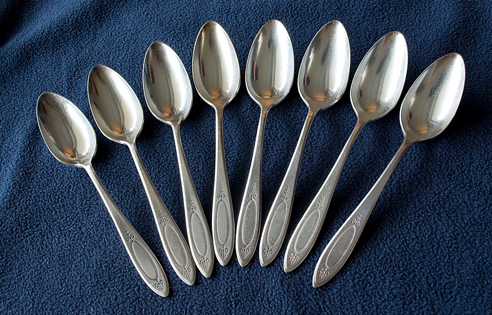 Vintage "Adam" Pattern by Oneida - 8 teaspoons