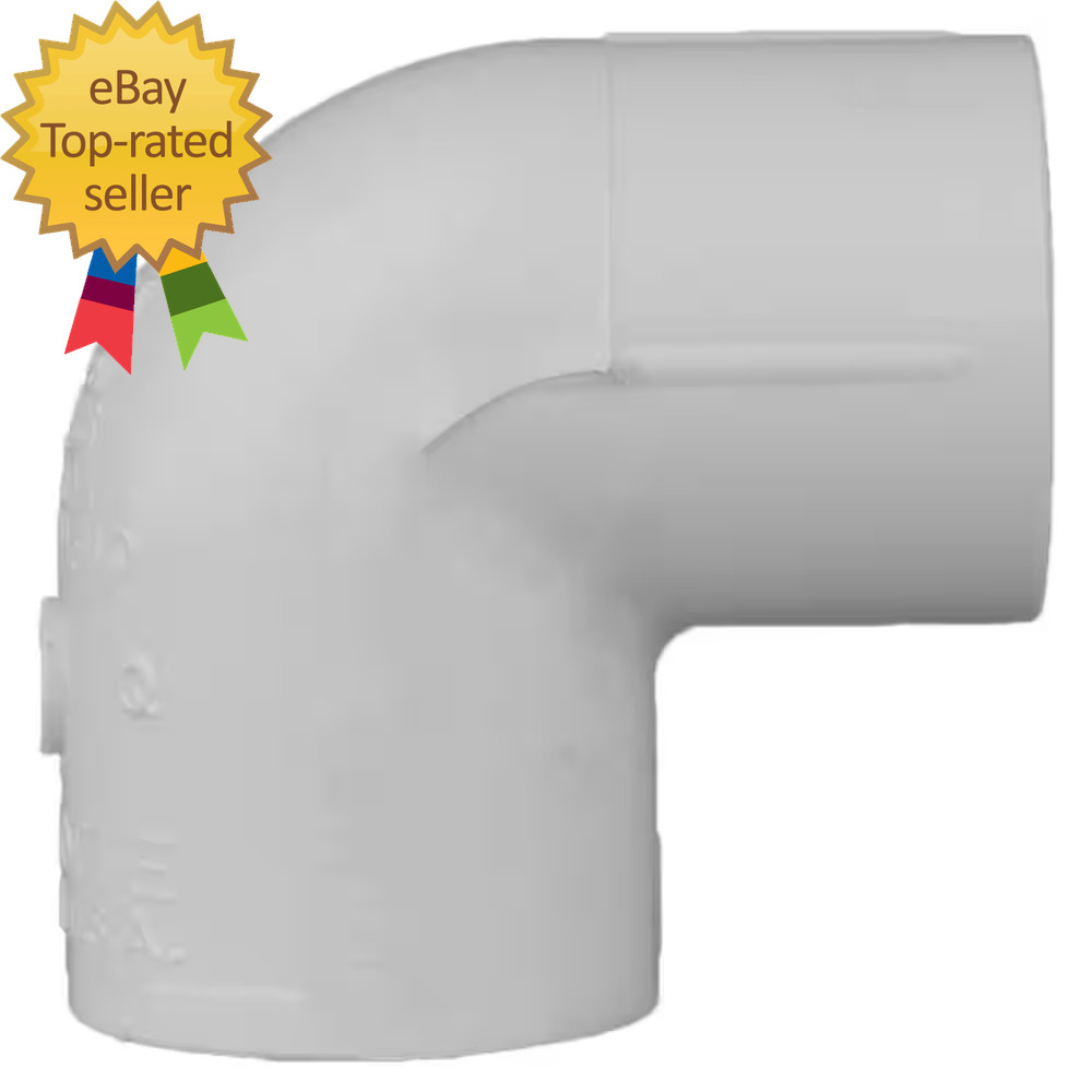 3/4 In. PVC Sch 40-Degree 90-Degree Elbow Fitting (10-Pack)