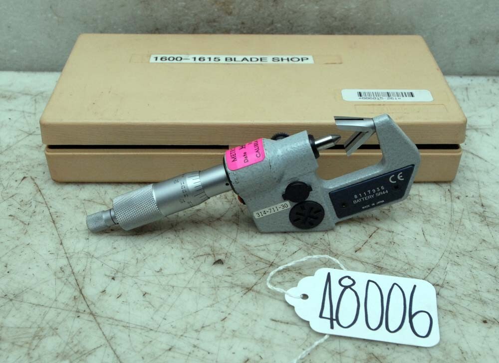 Mitutoyo 314-711-30 .06-.6" Anvil Micrometer (Inv. 48006)