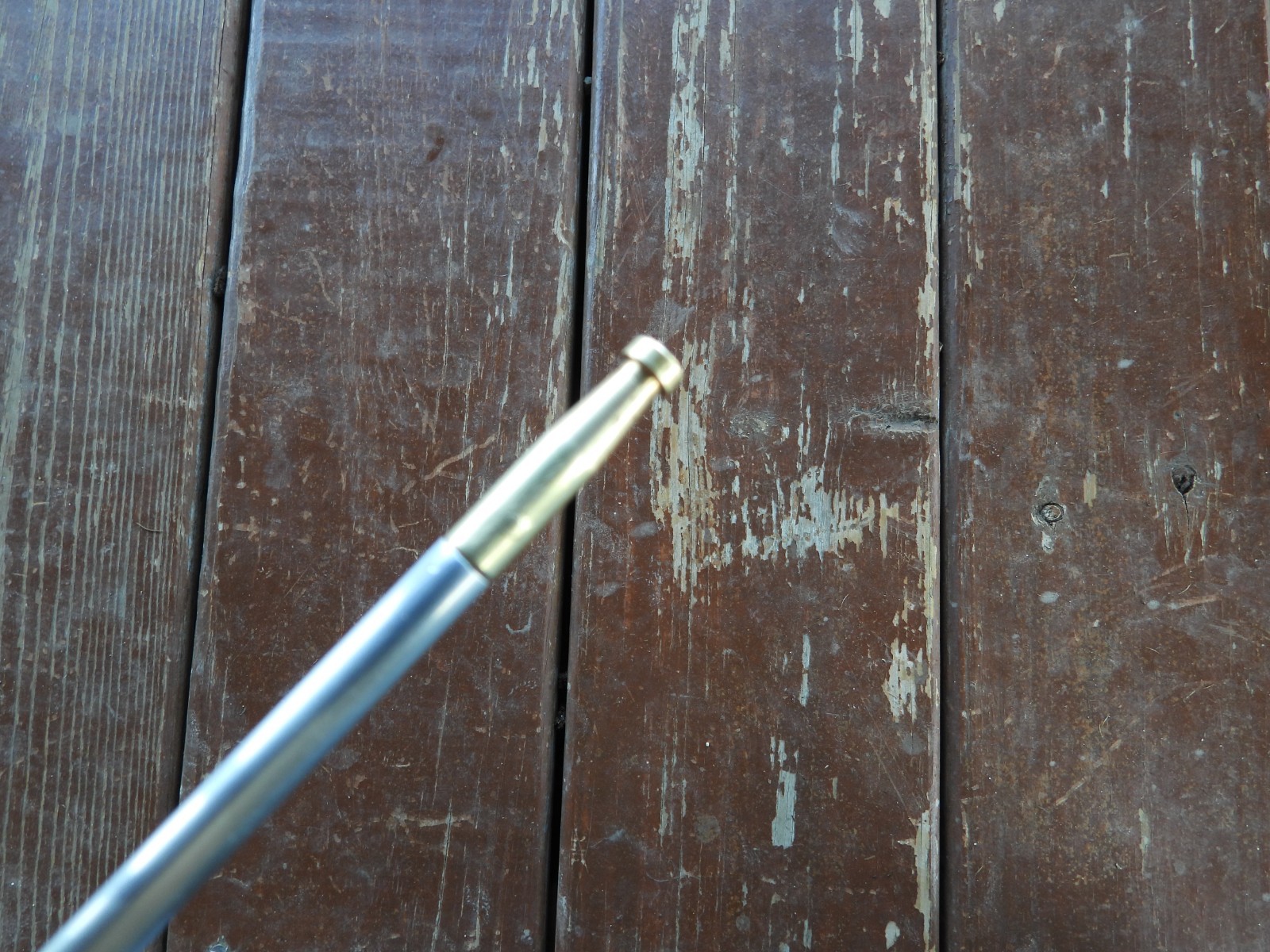 CVA Custom Made Kentucky Pistol Ramrod Solid Aluminum With Brass Threaded Ends