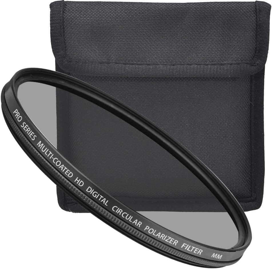 30mm Circular Polarizer Filter CPL Lens for DSLR Camera, Reduce Glare Reflection