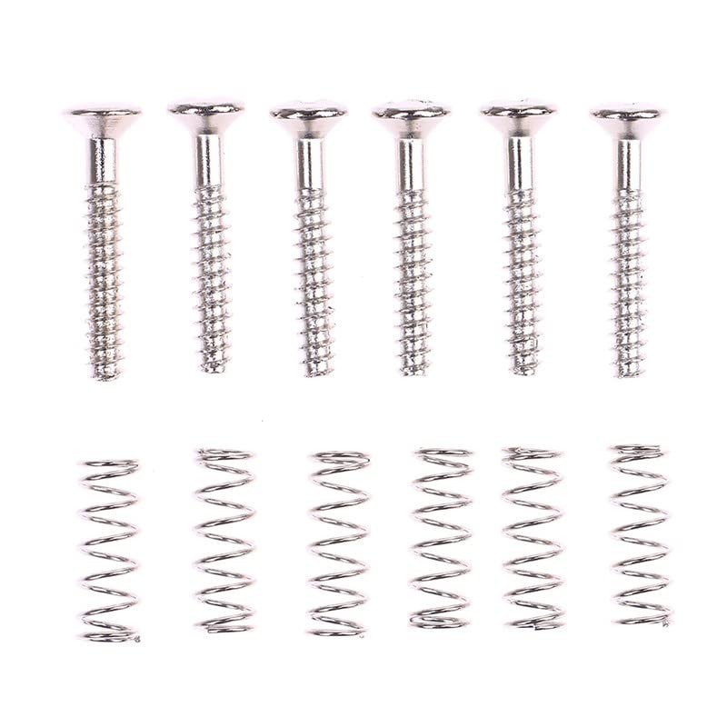 CCeCCe 12 Sets Single Coil Pickups Mounting Screw and Adjusting Spring Kit...