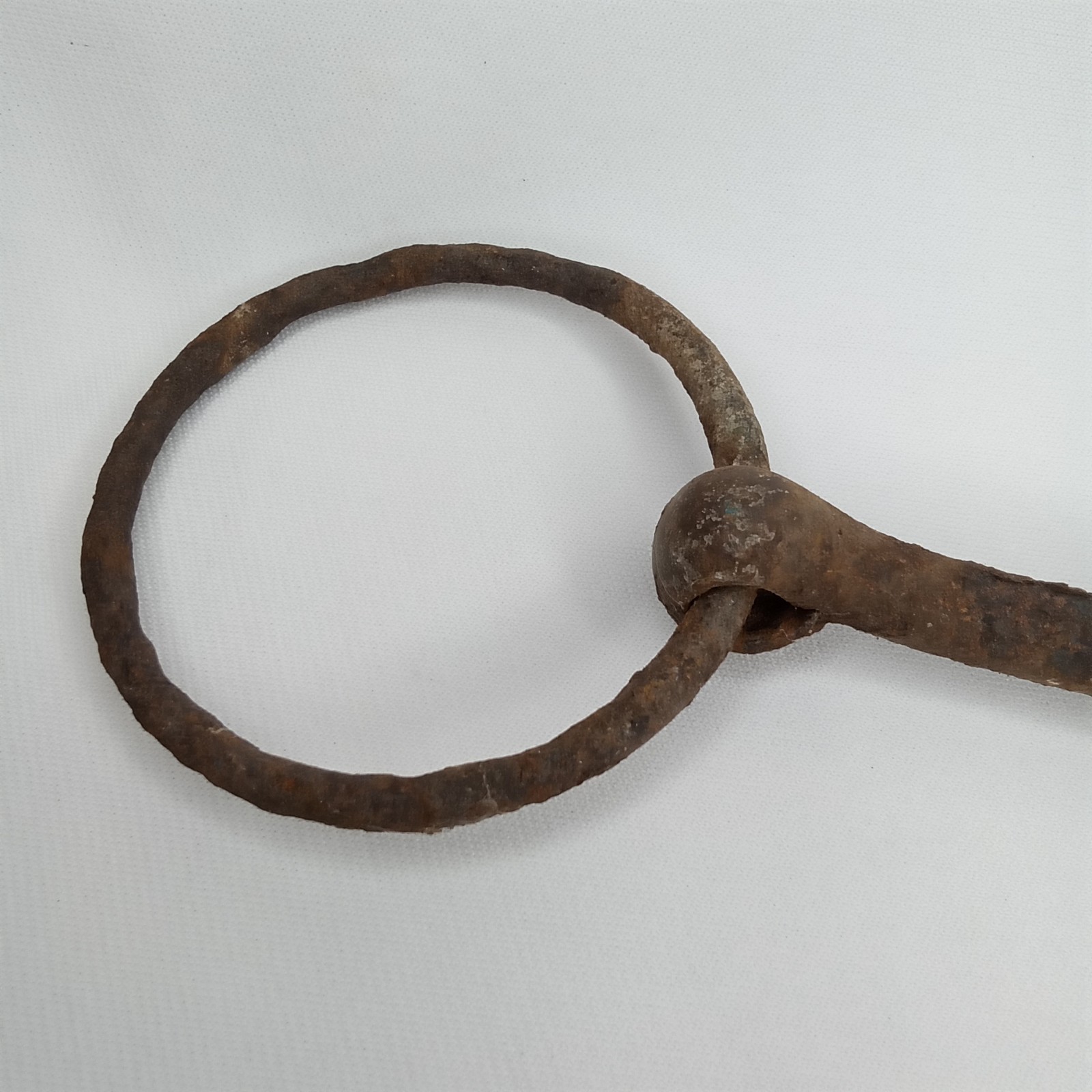 Antique Iron O Ring Horse Bit Snaffle Bit Style Mullen Jointed Mouthpiece 1900s