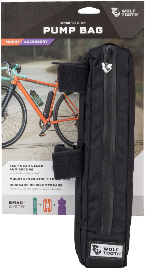 B-RAD Pump Bag - Wolf Tooth B-RAD Pump Bag, Black - Other Rack