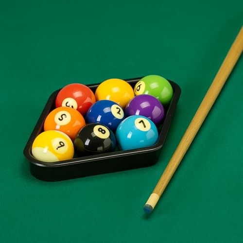 Black Billiards 9 Ball Pool Table Triangle Rack 9-Ball Diamond Pools Ball