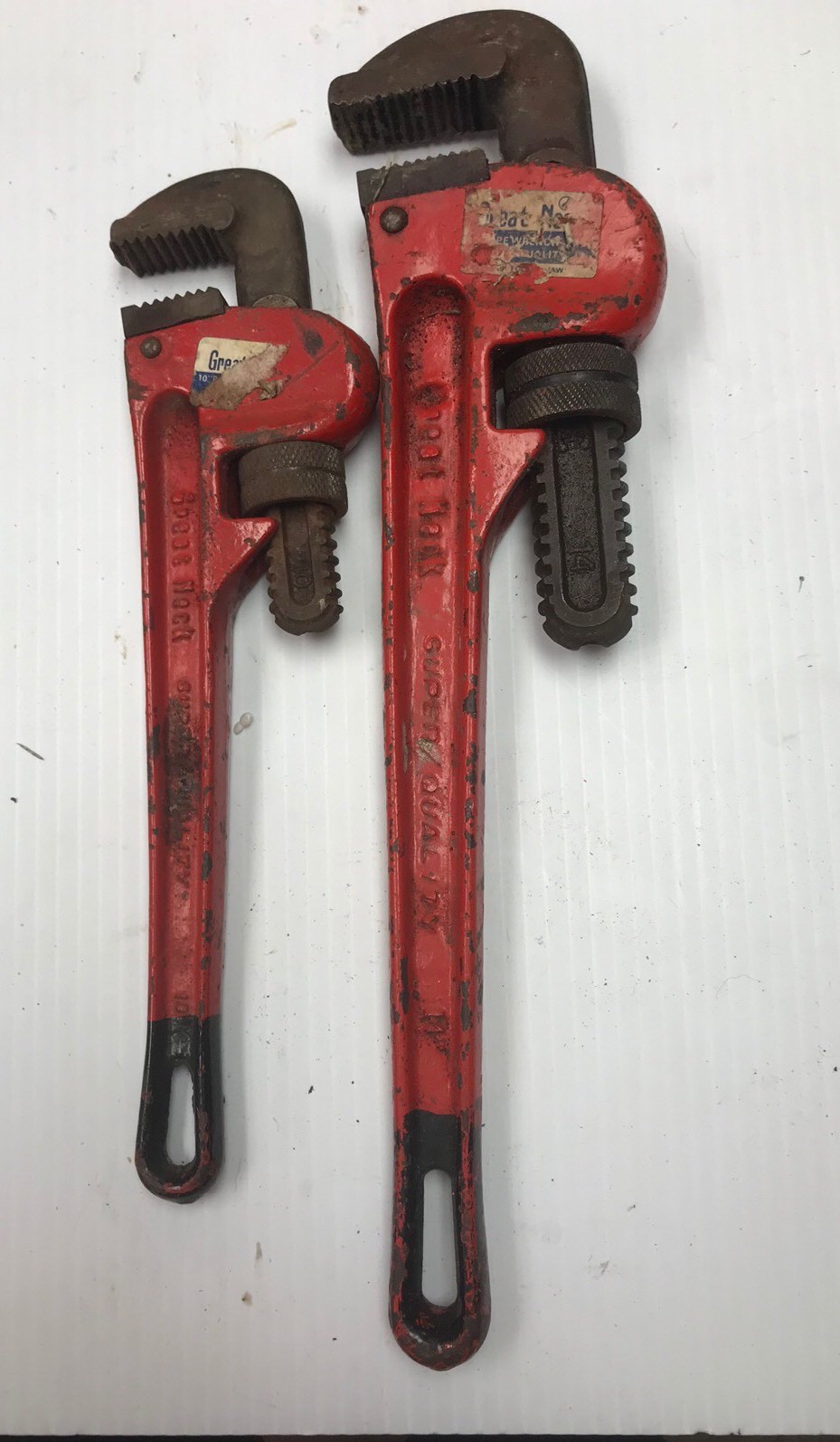 Super Quality Pipes Wrenches Lot Of 2