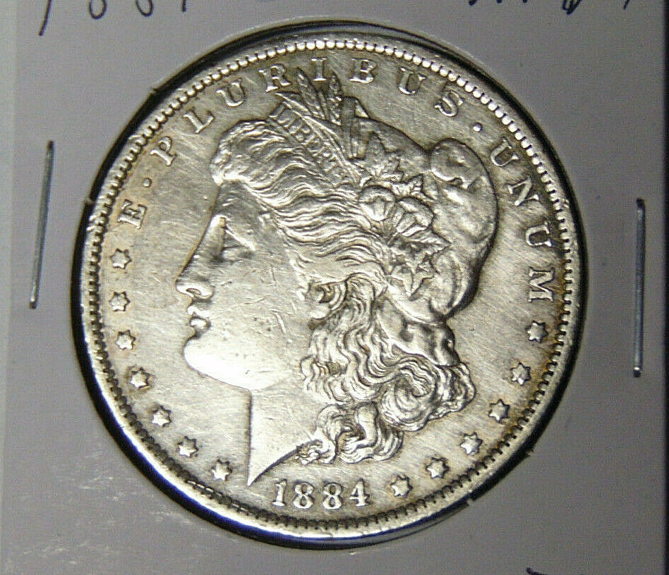 1884-O Morgan Silver Dollar XF/AU Detail New Orleans Mint (22622)
