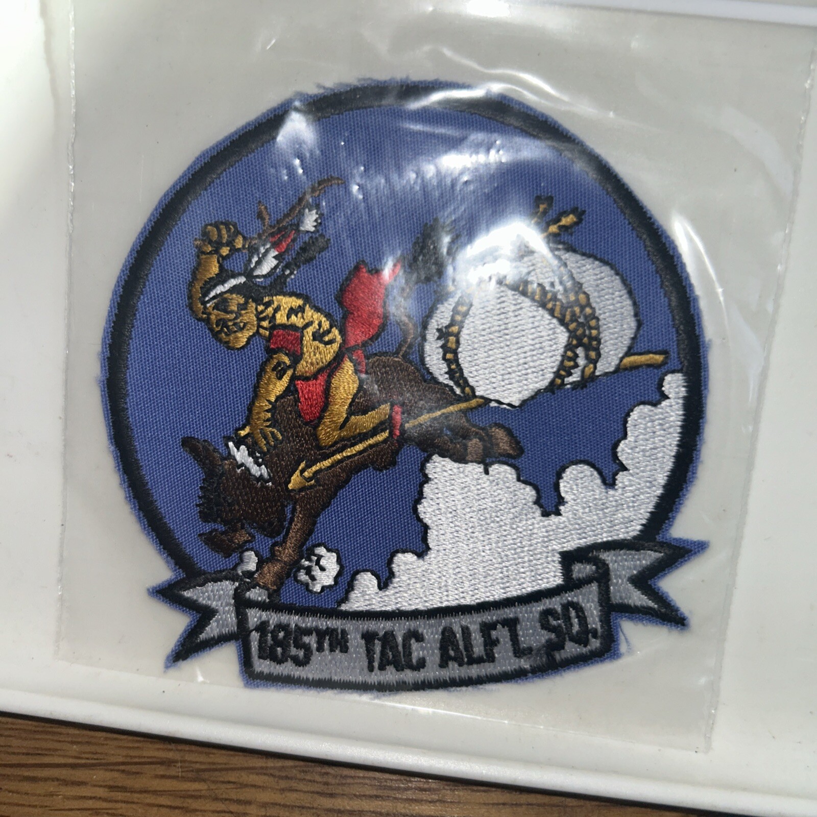 MILITARY PATCH 185TH TACTICAL AIRLIFT SQUADRON
