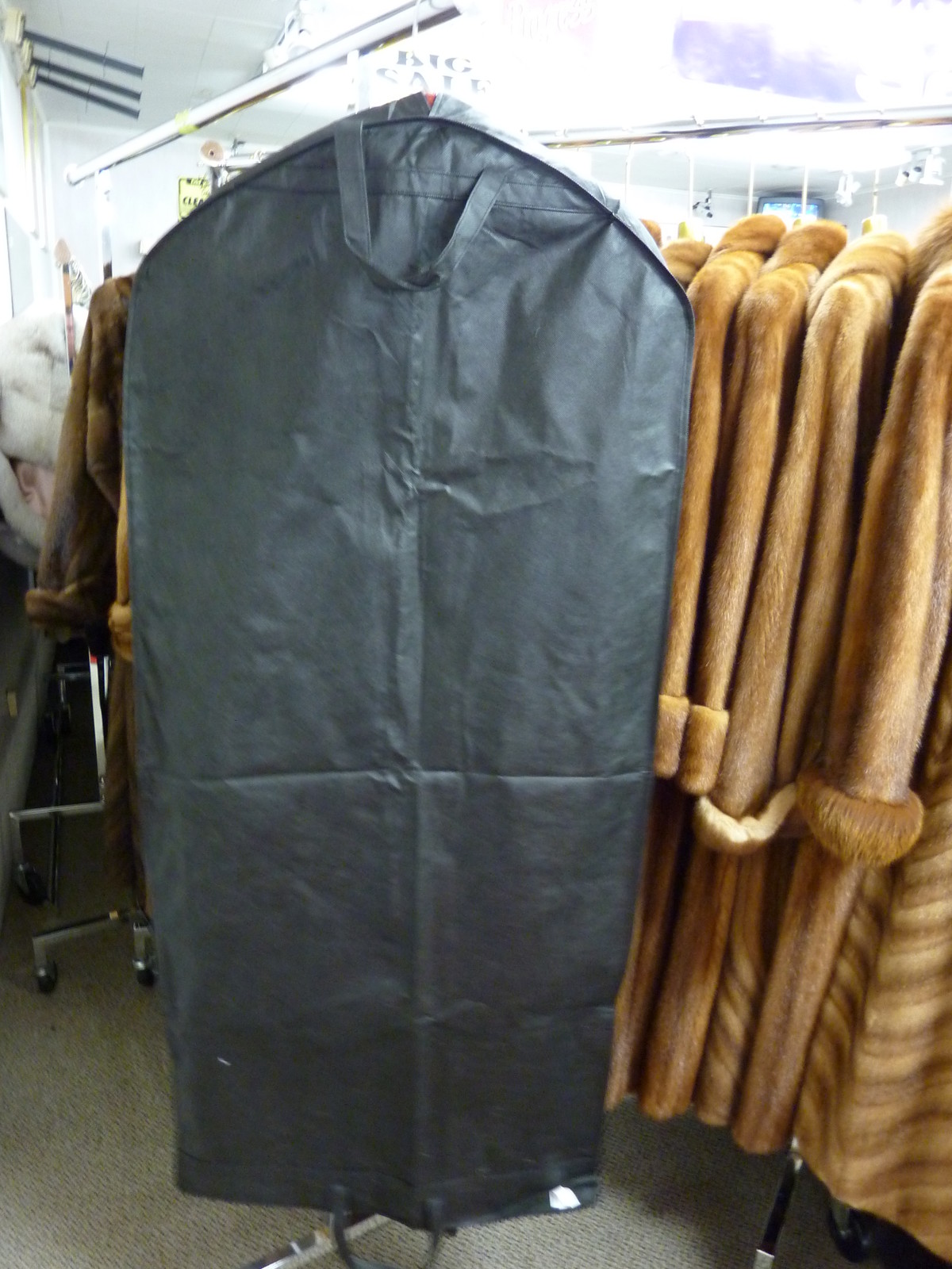 STORAGE BAG 60" LONG Breathable for COATS JACKETS FURS MINK FOX LEATHERS gowns