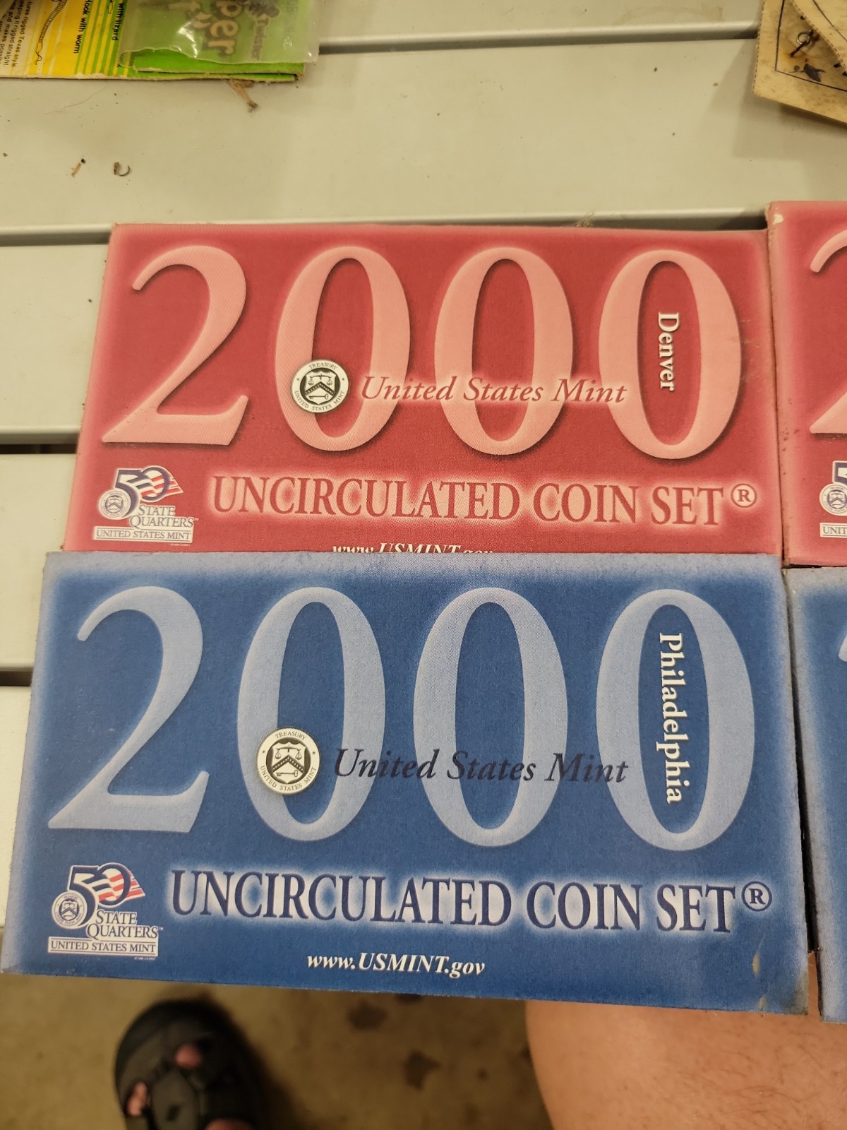 2000 P & D US Mint Uncirculated Set - OGP - 20 coins