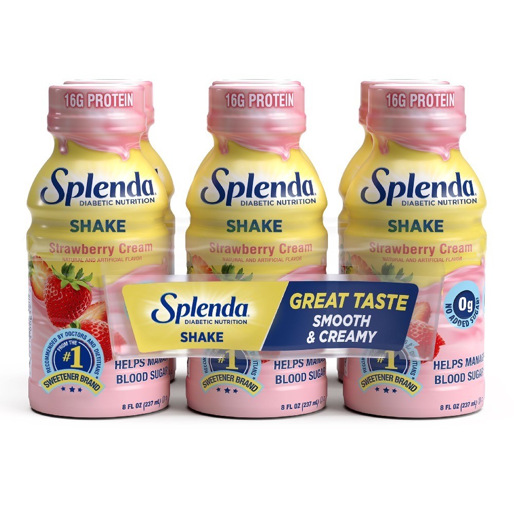 Diabetes Care Shake, To help manage blood sugar, 8oz Strawberry Cream