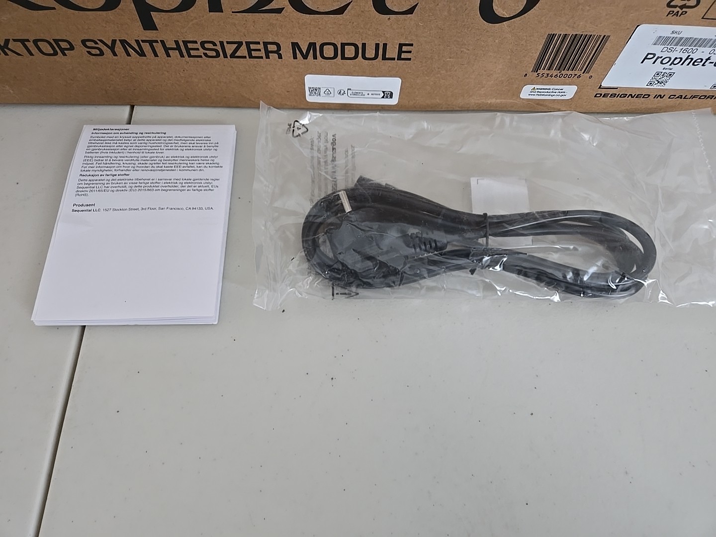 Prophet-6 Module Desktop (Sequential Dave Smith Instruments) DSI-386R