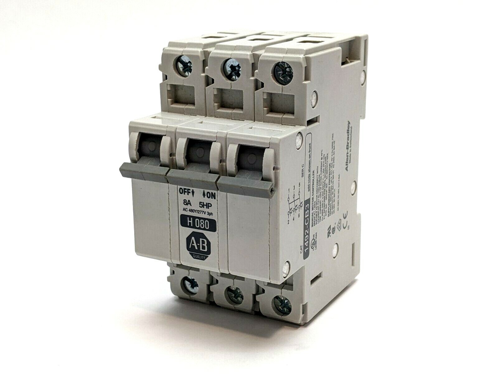 Allen Bradley 1492-CB3H080 Manual Motor Controller