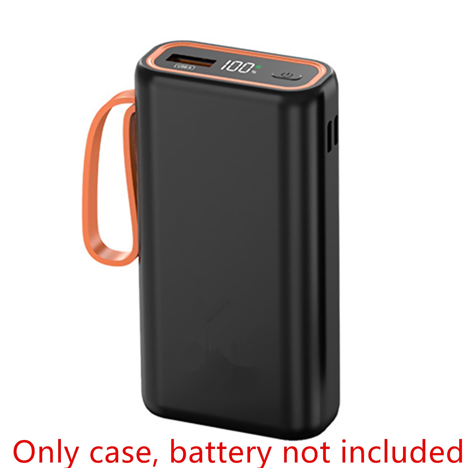 2-Slots 21700 Battery Shell Charger Box LCD Display Power Bank DIY Welded Case
