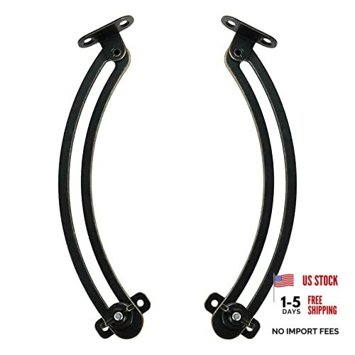 Lid Support Hinge 7 Inch Bronze Left and Right Hand Lid Support 1set