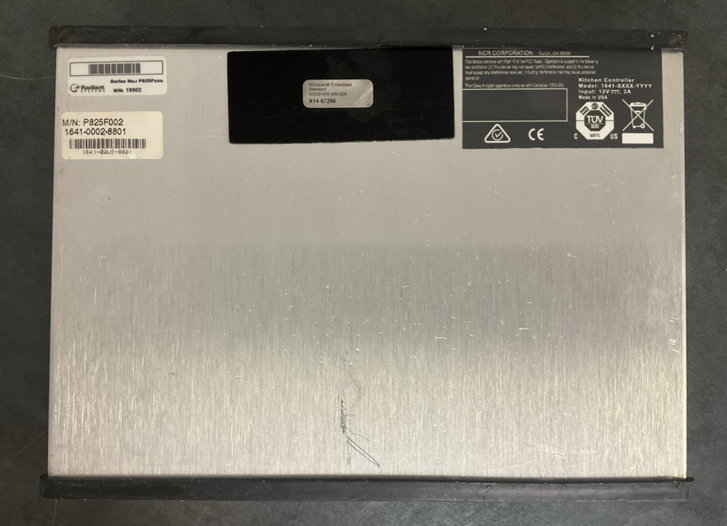 Radiant Systems 1641 P825F002 Windows Embedded Standard