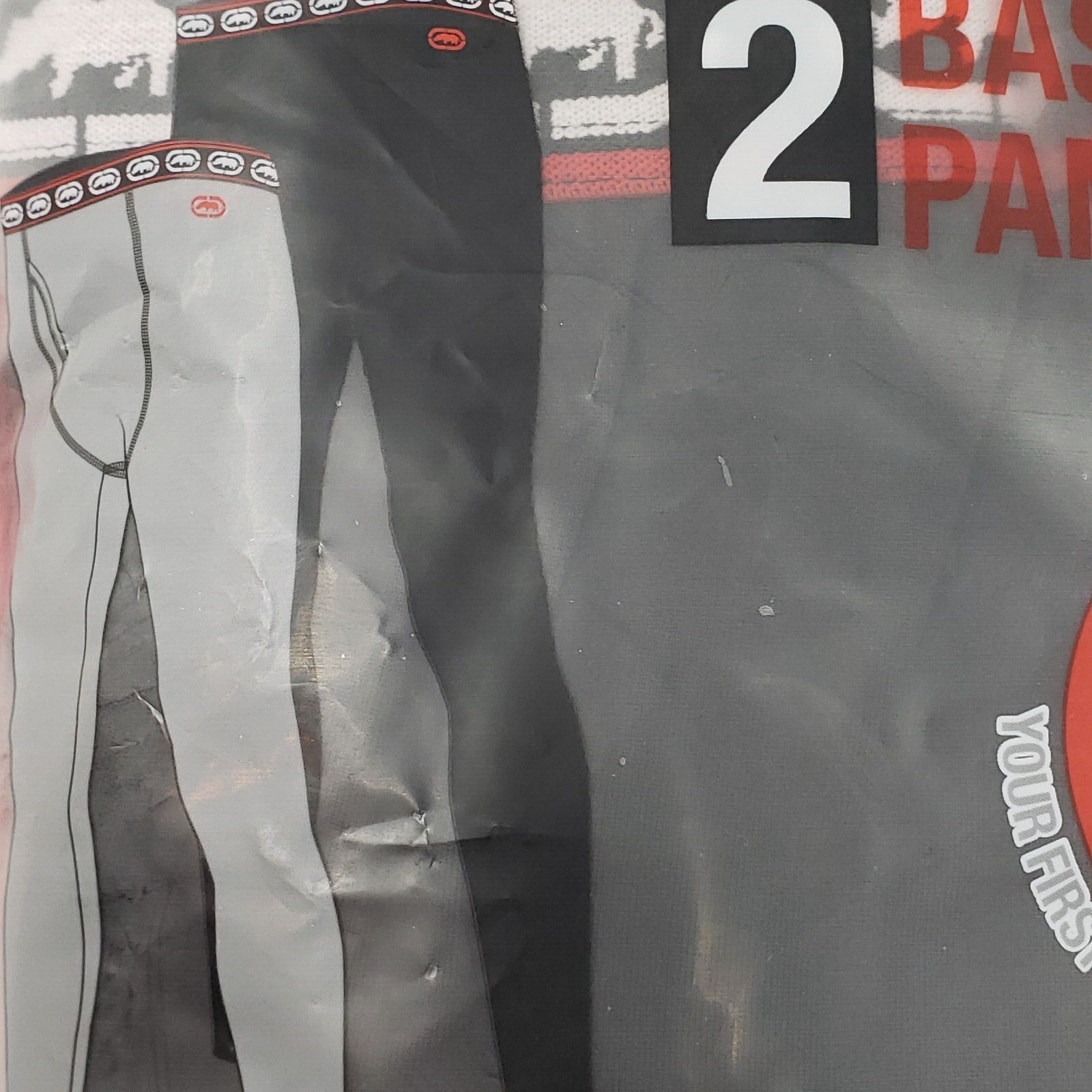 ECKO Function 2 Base Layer Pants Grey & Black Color