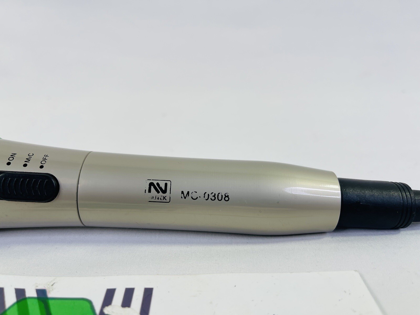 NUTEK Super Professional Wireless Microphone MC-0308 Tested w/ Wired Option