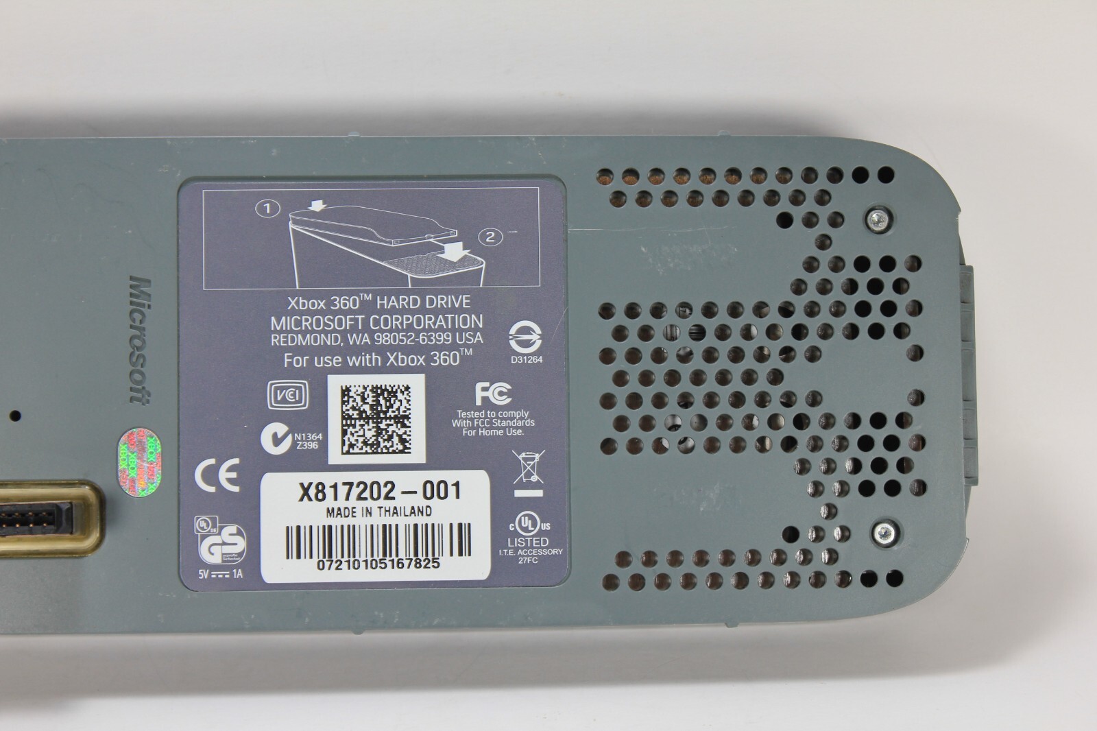 Xbox 360 60GB External Hard Drive HDD Official Microsoft Tested