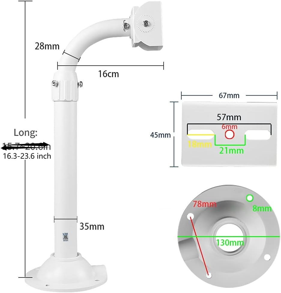 Universal Telescopic CCTV Camera Mount Bracket Adjustable Wall Mount Holder