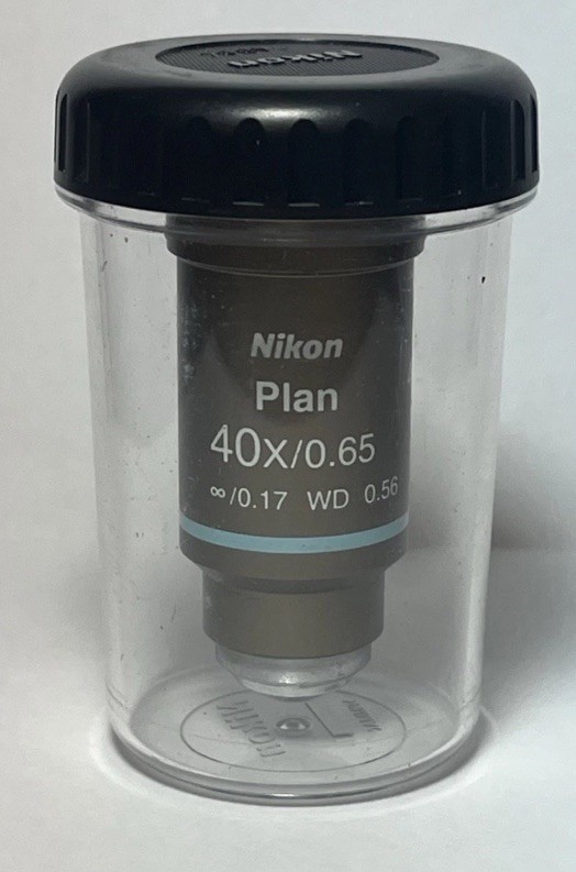 Nikon Plan 40x/0.65 Microscope Objective