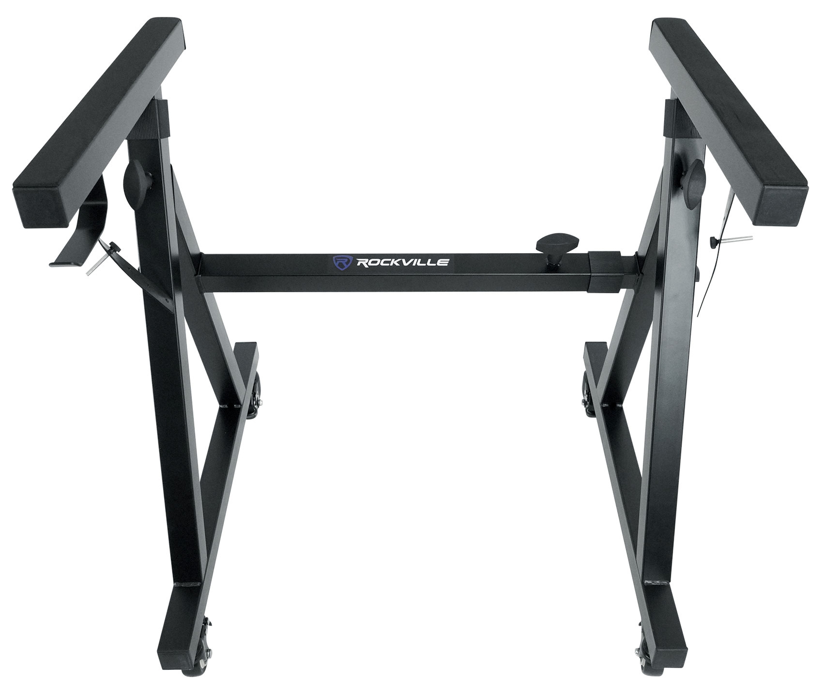 Rockville Z40W Z-Style Keyboard Stand+Wheels+Bag Fits M-Audio Code 49