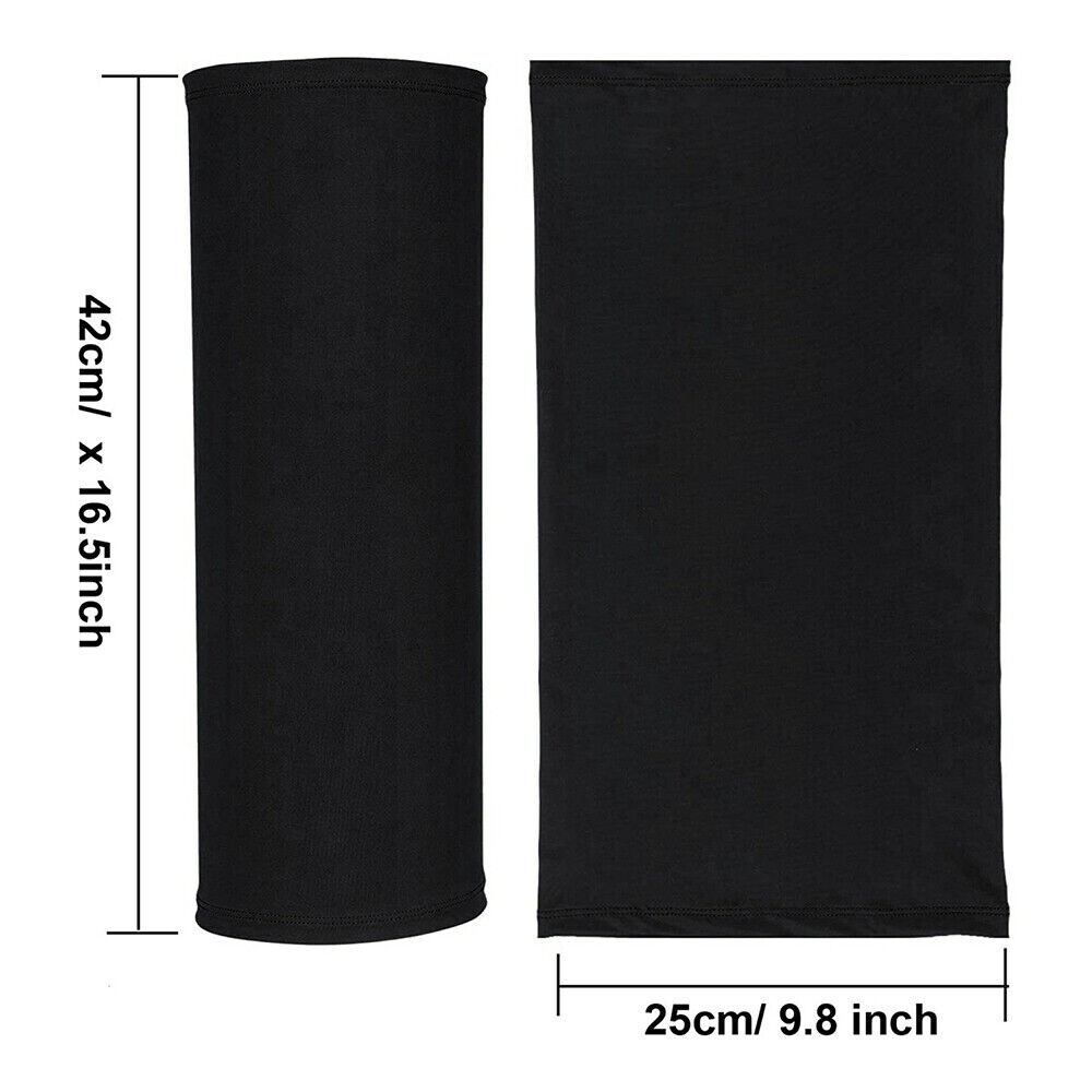 6pcs Face mask Neck Gaiter Headband Bandana Seamless Scarf Sun UV Protection