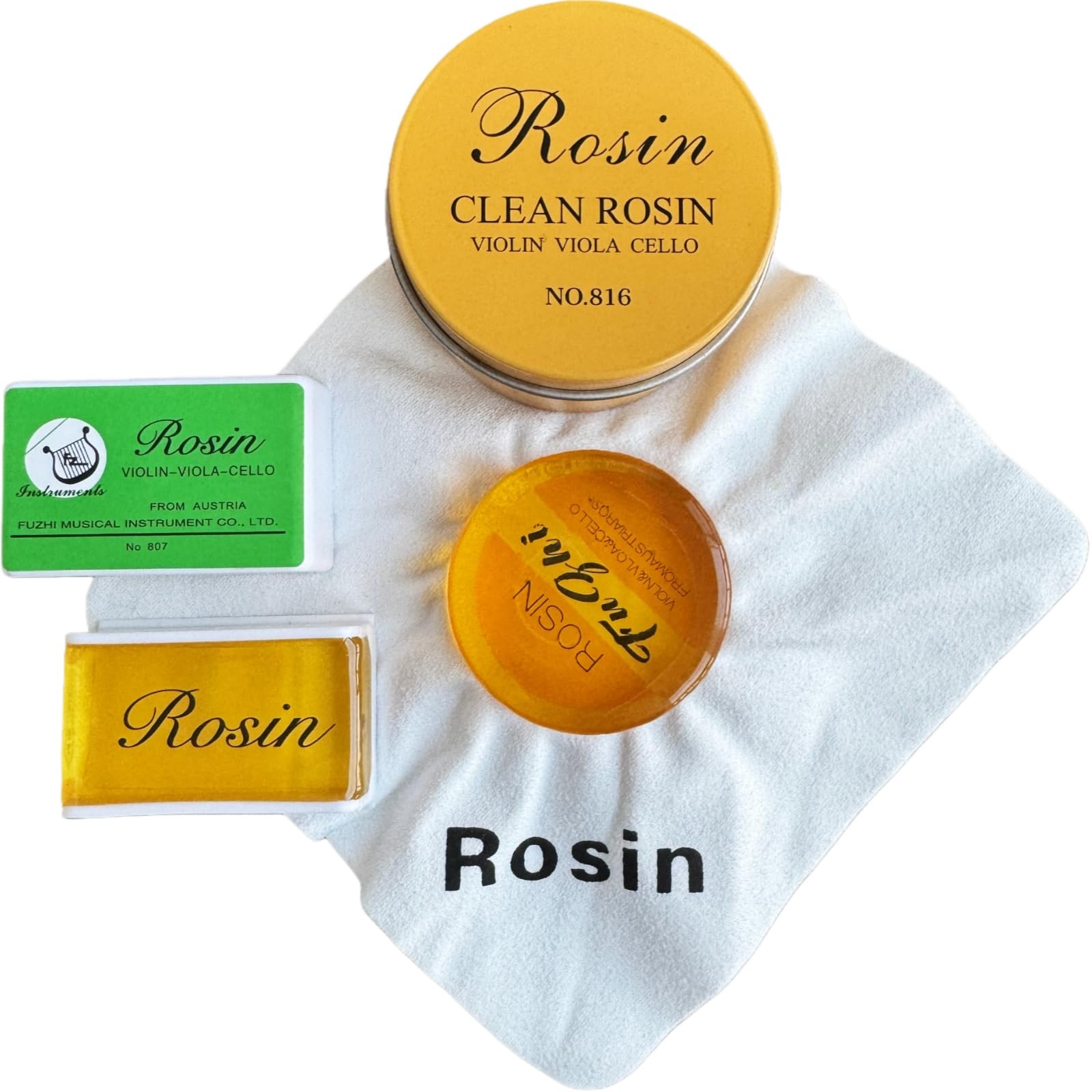 MAXSEEN Violin Rosin, [2Packs] High Quality Rosin for Bow, 2PCS Yellow