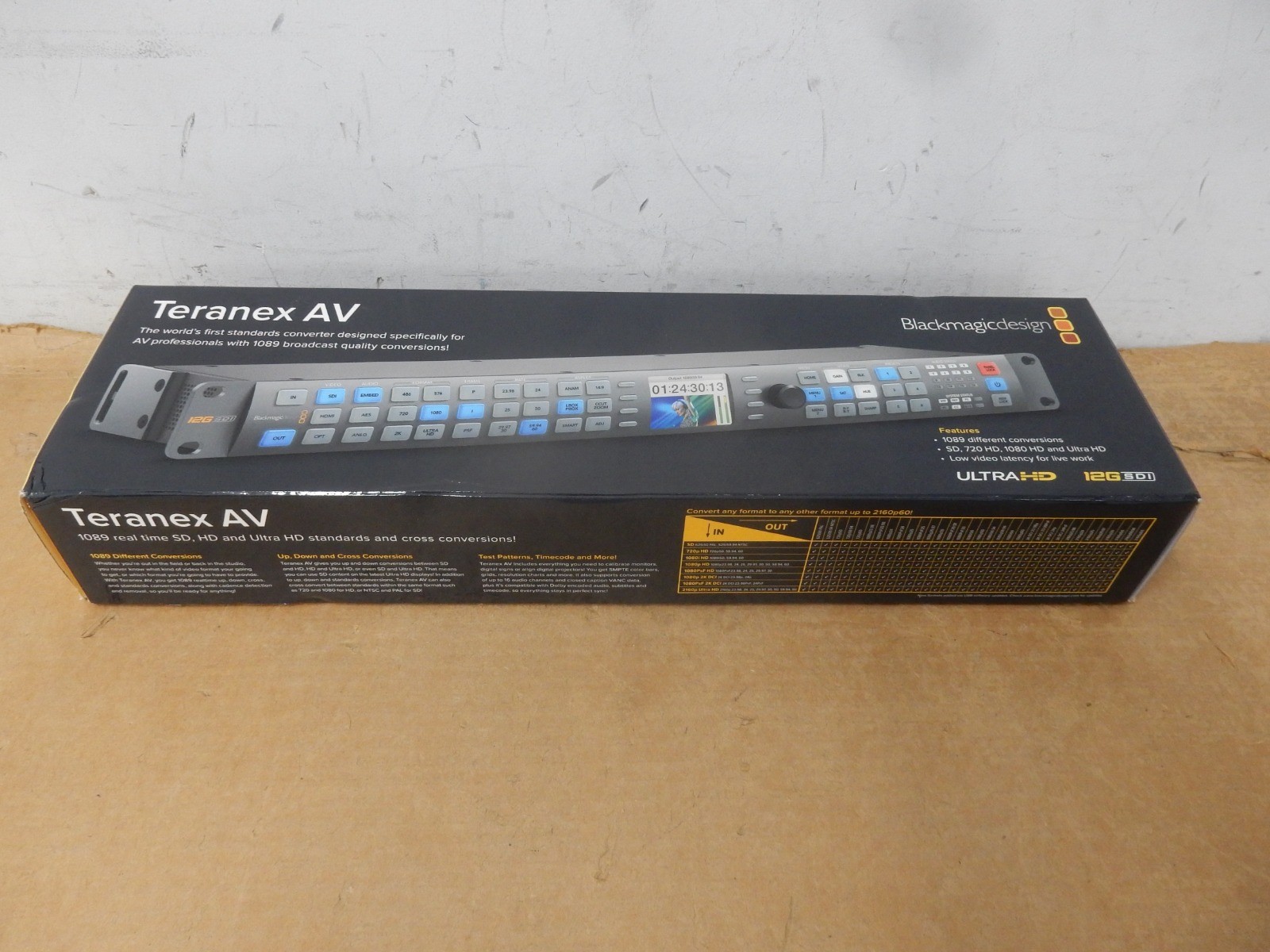 New BLACKMAGIC TERANEX AV Standard Converter