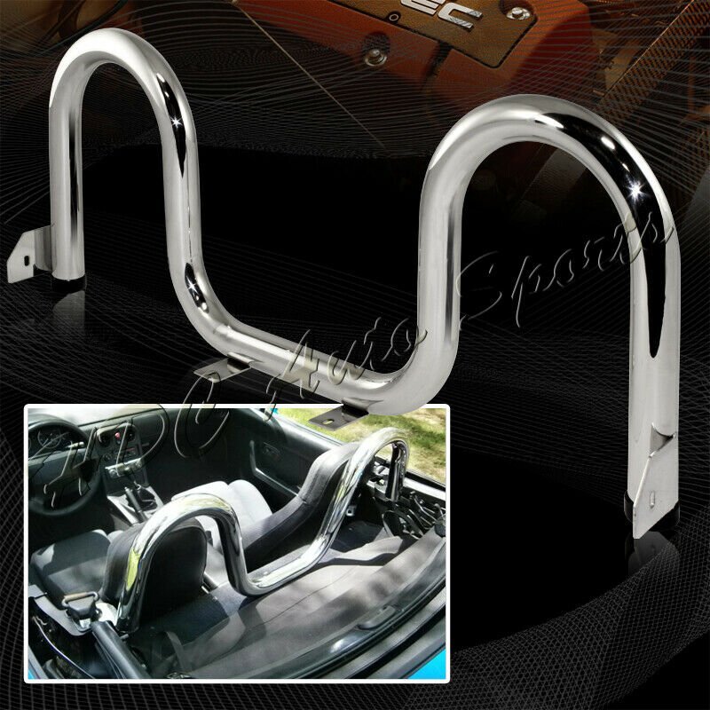 For 1990-2005 Mazda Miata MX5 Polish Stainless Steel Stabilize Support Roll Bar