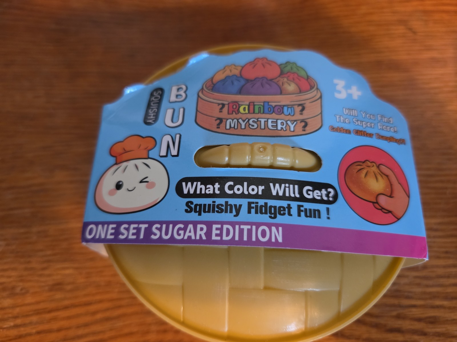 crazy fun squishy bun rainbow mystery dumpling - SUGAR EDITION - Squishy