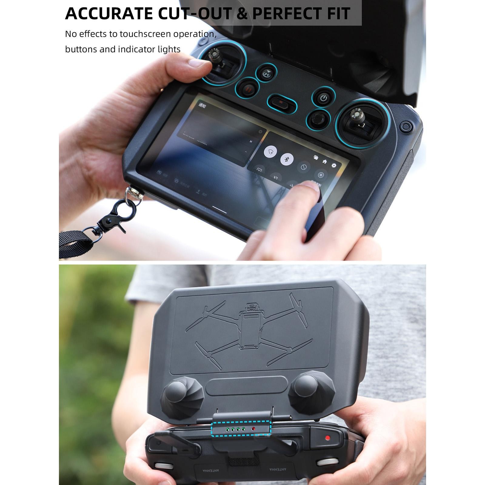 Sun Hood Protective Cover Case Protector Adjust For DJI RC Pro Controller