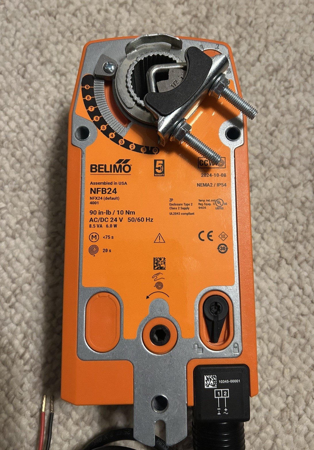 Belimo NFB 24 Actuator. See Description…
