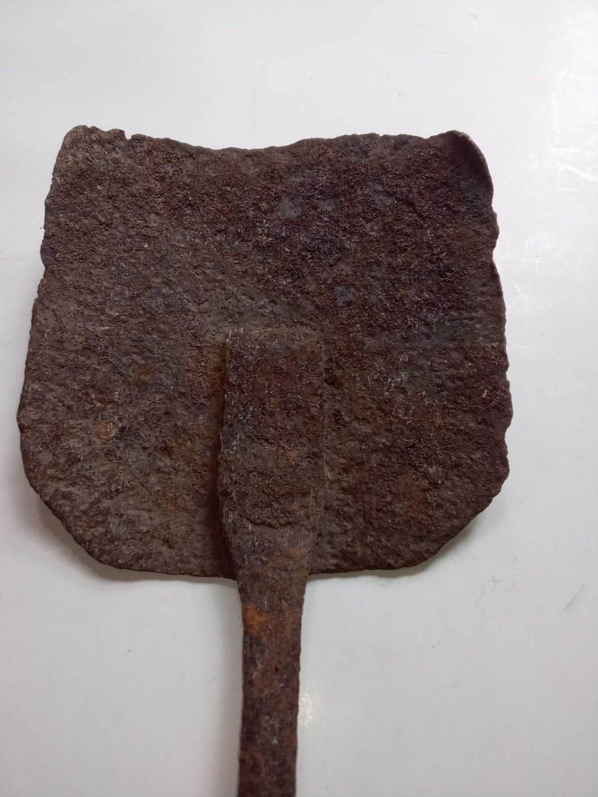 ANT PRIMITIVE BLACKSMITH SHOVEL 1850-90 HAND FORGED GENUINE TOOL FORGED LOOP