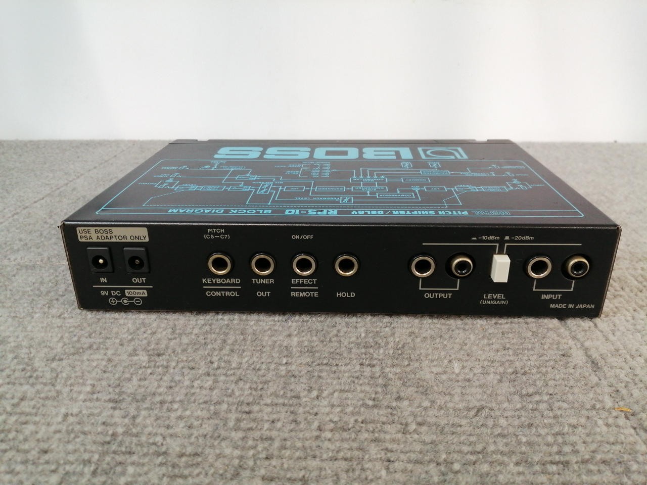 BOSS RPS-10 Digital Pitch Shifter Delay Effects Processor Tested Used Japan