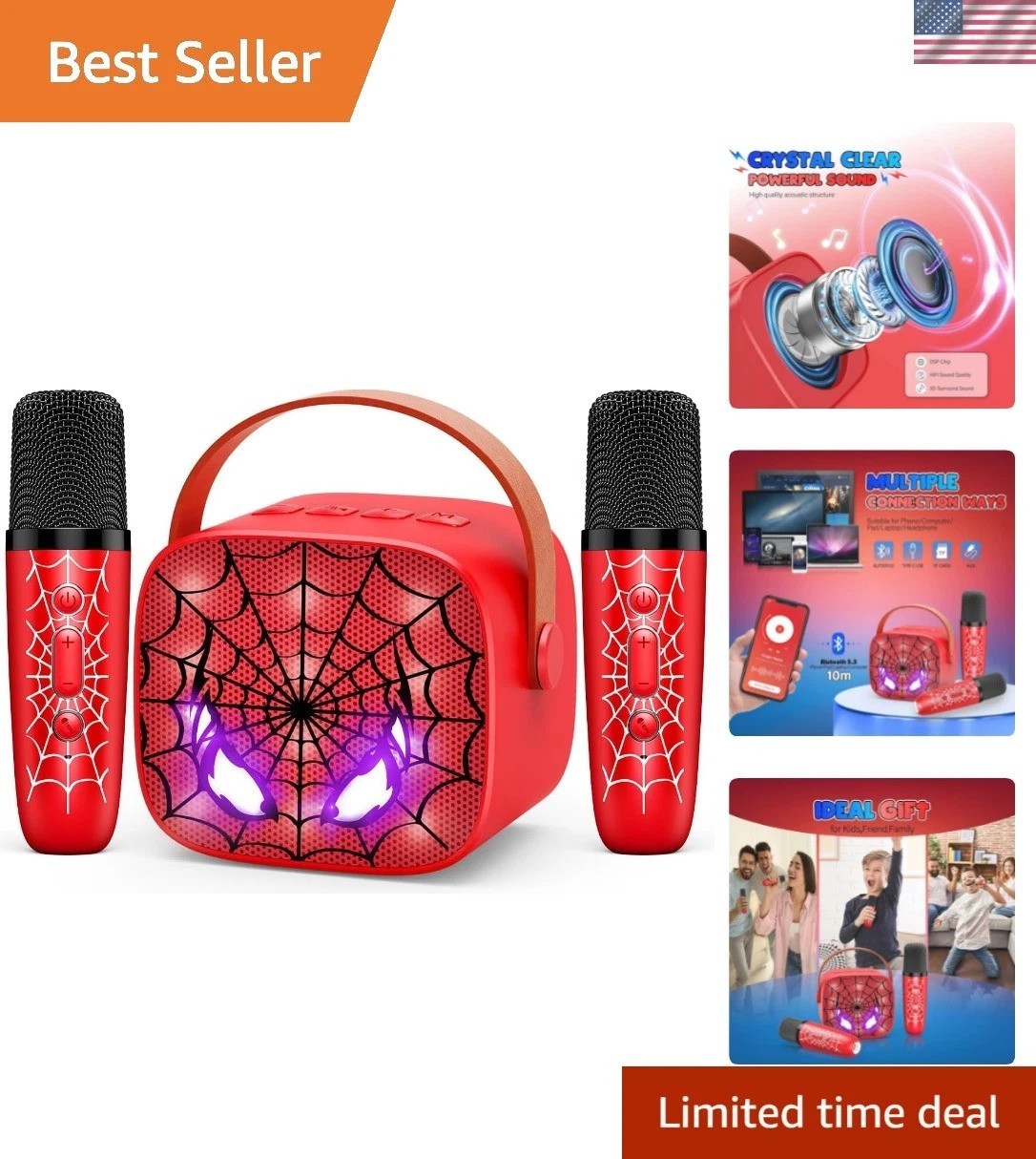 Mini Karaoke Machine Toys Gifts: Kids Toys Easter Birthday Gifts for 4 5 6 7 ...