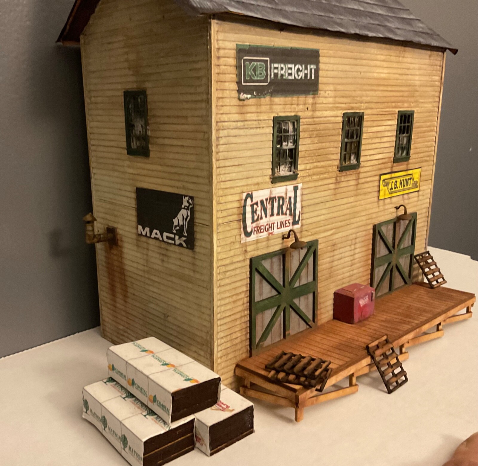 S Scale KB Freight Structure Kit Laser Cut