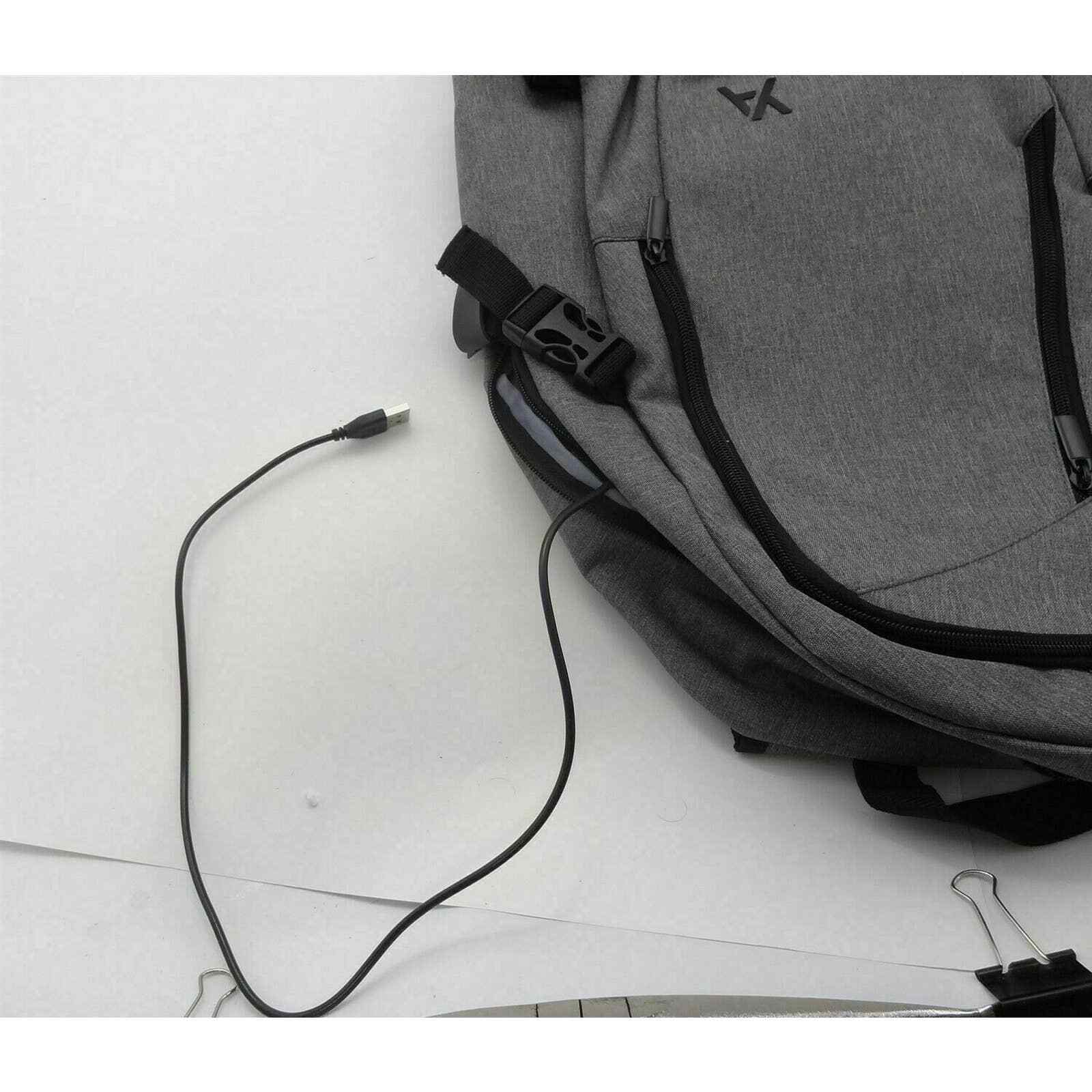 Yoked Apparel Men Business & Travel Laptop Backpack, Gray